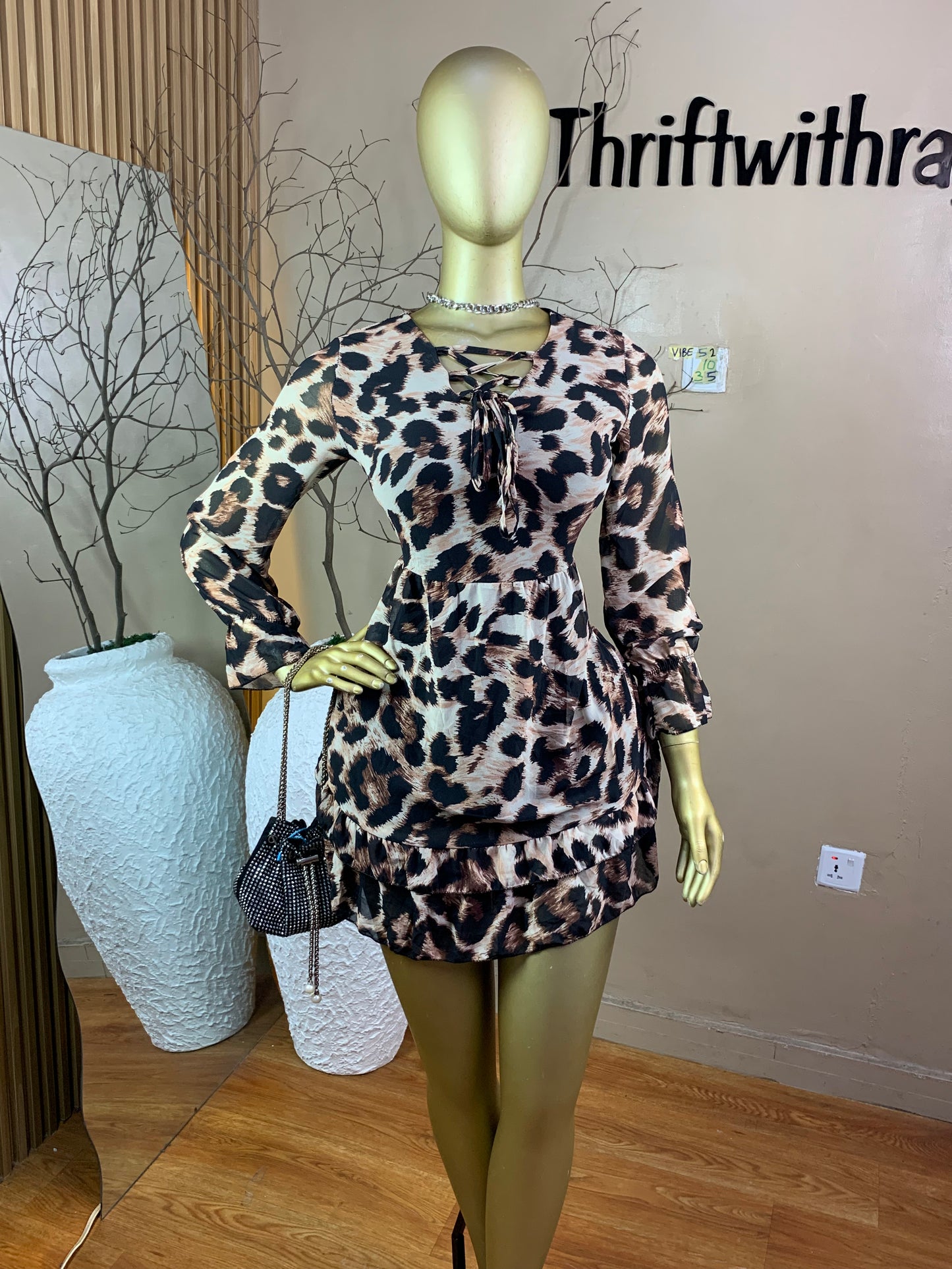 SIZE10 VIBE52 Length35(Animal prints)