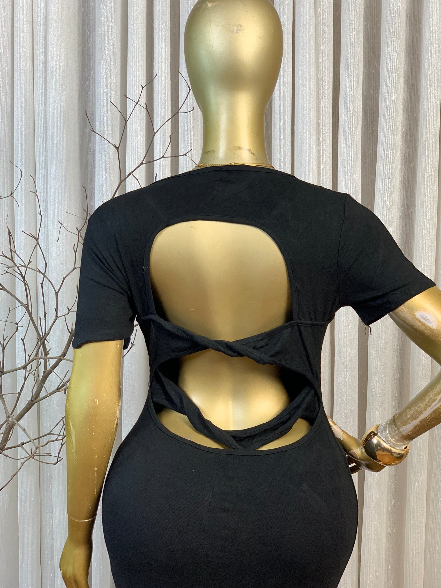 SASSY21 SIZE14 Black DRESS