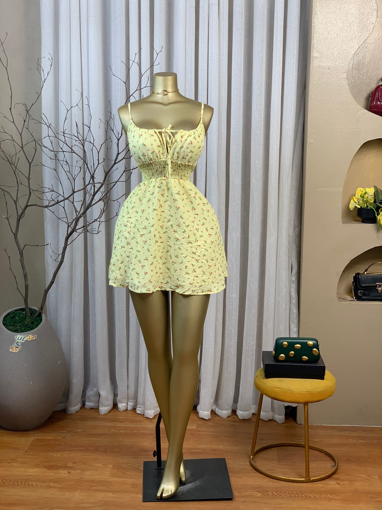 LEE22 SIZE8 Floral DRESS Length35