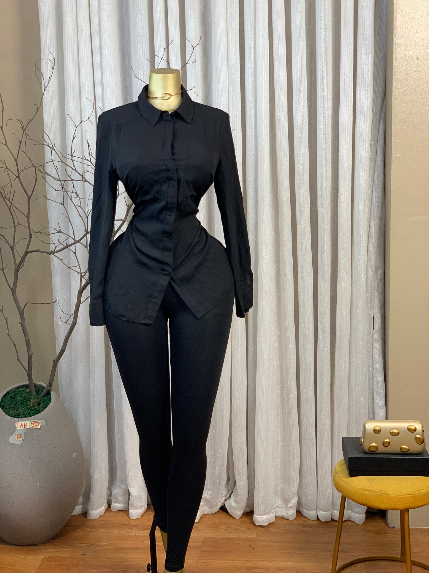 TAB87 SIZE12 Black TOP