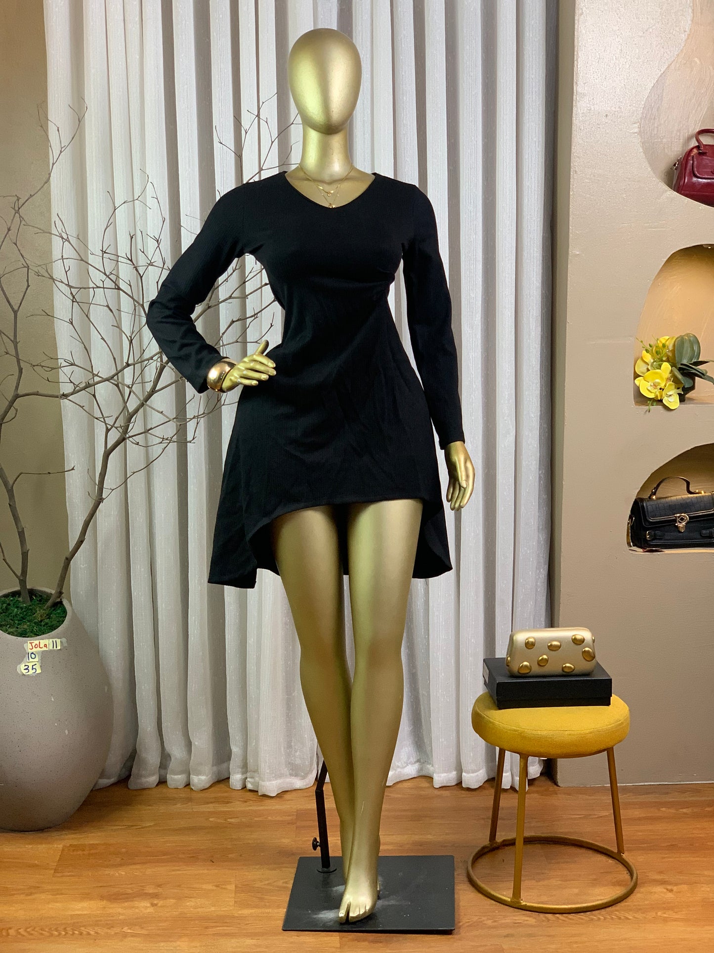 JOLA11 SIZE10 Black DRESS Length35