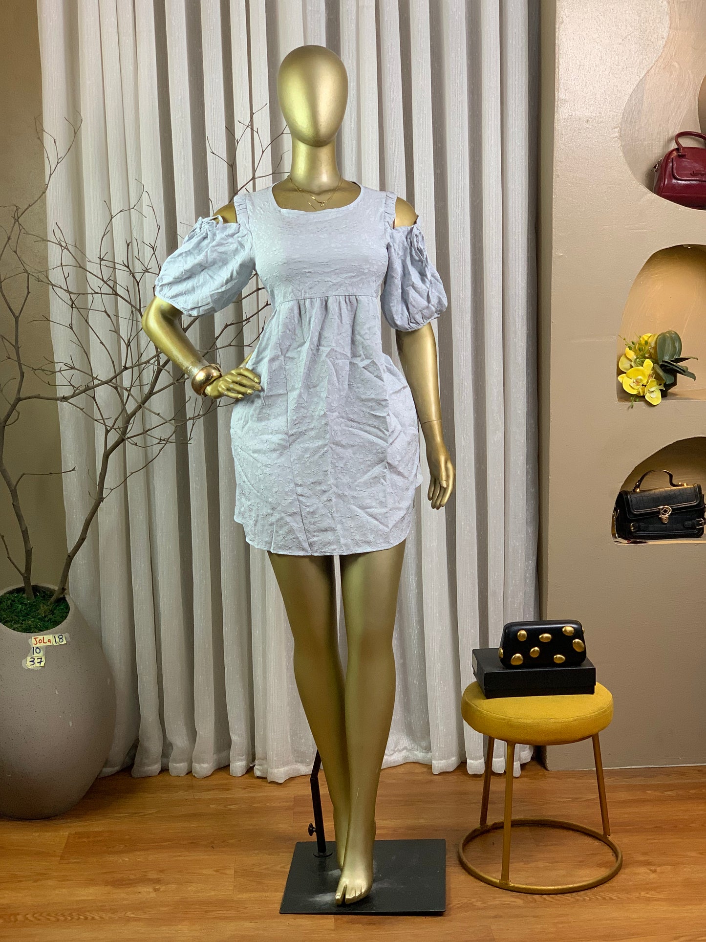 JOLA18 SIZE10 Blue DRESS Length37