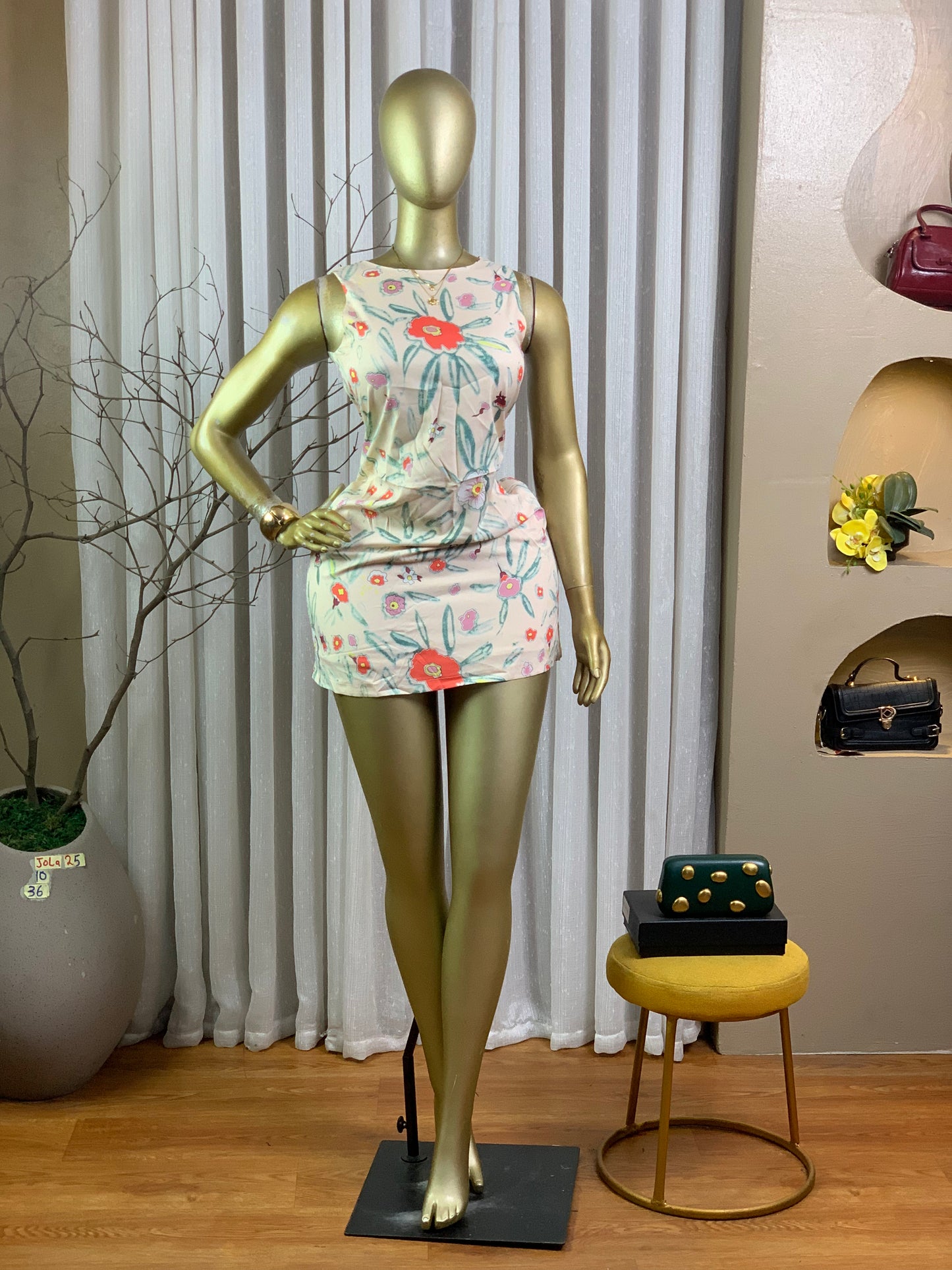 JOLA25 SIZE8 Floral DRESS Length36