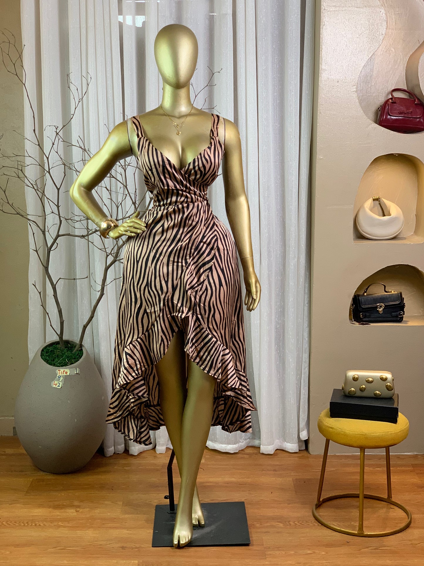 TIFE1 SIZE8 DRESS Length42