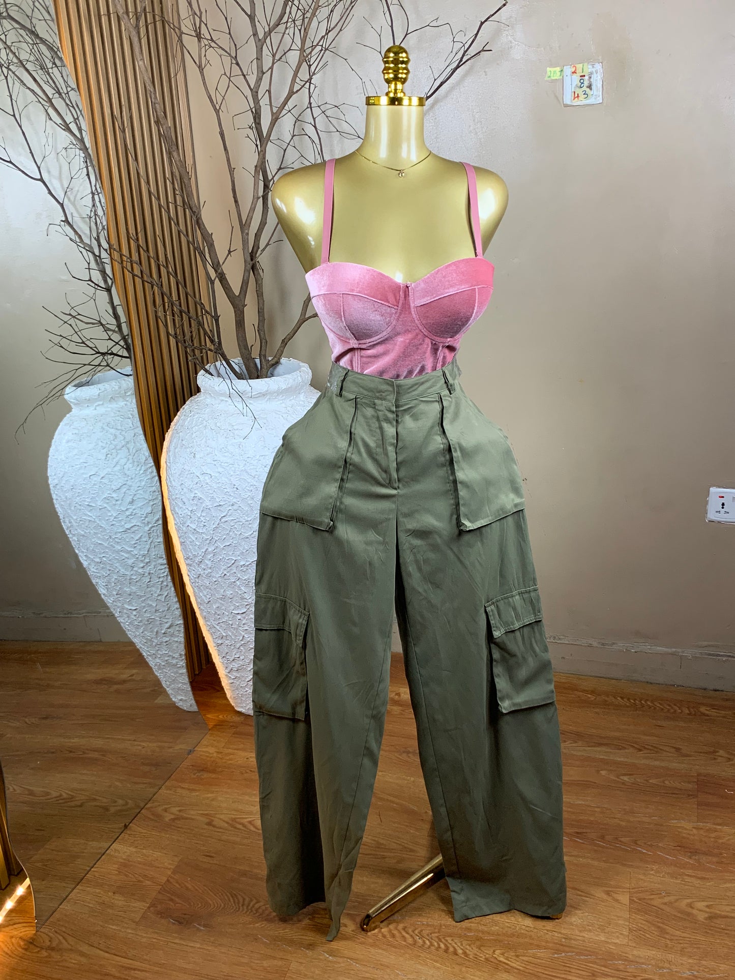 2Baggy Jean21 SIZE8 Length43 (Cargo)