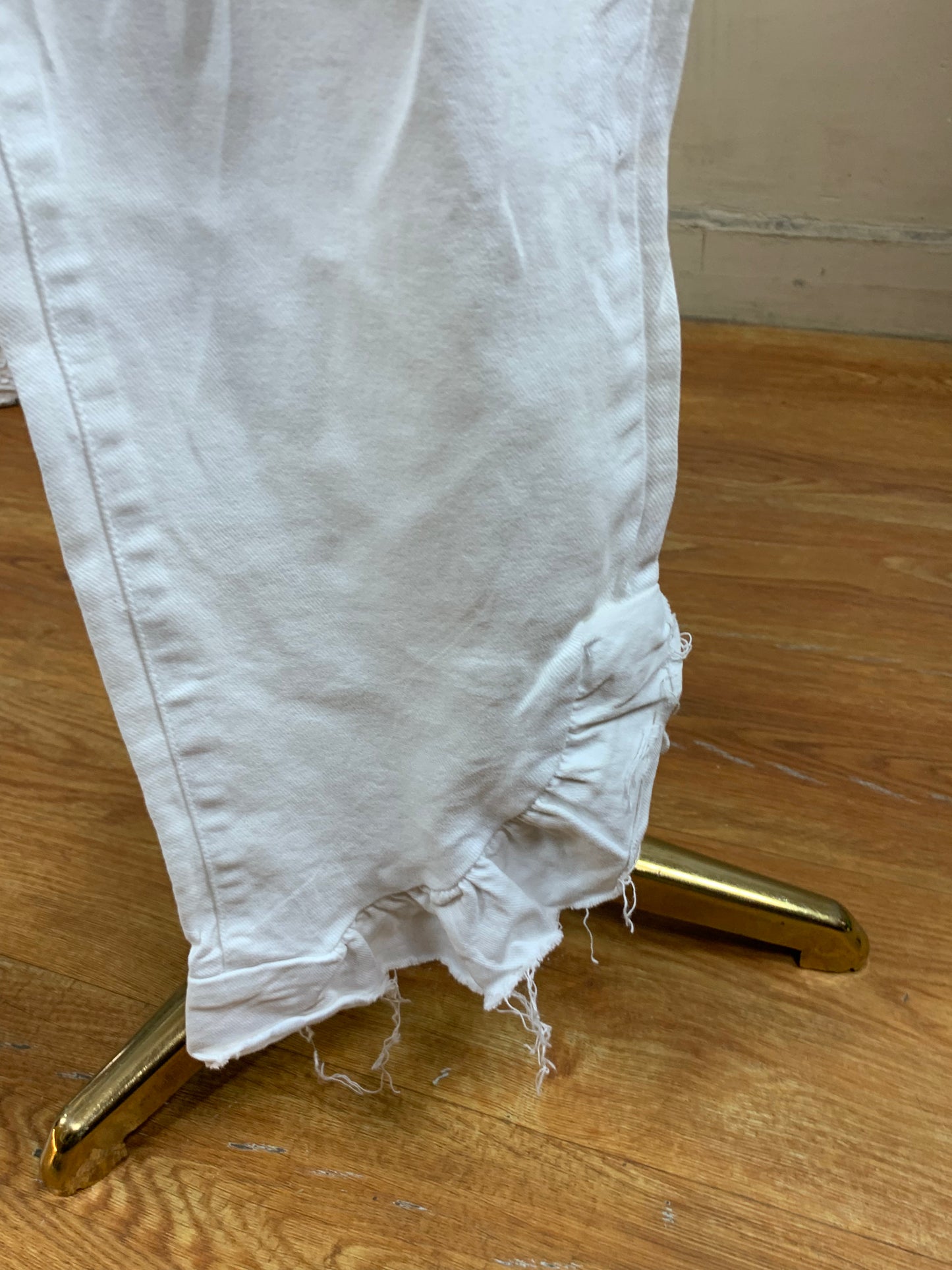 2Baggy Jean25 SIZE10 Length39(White Jean )