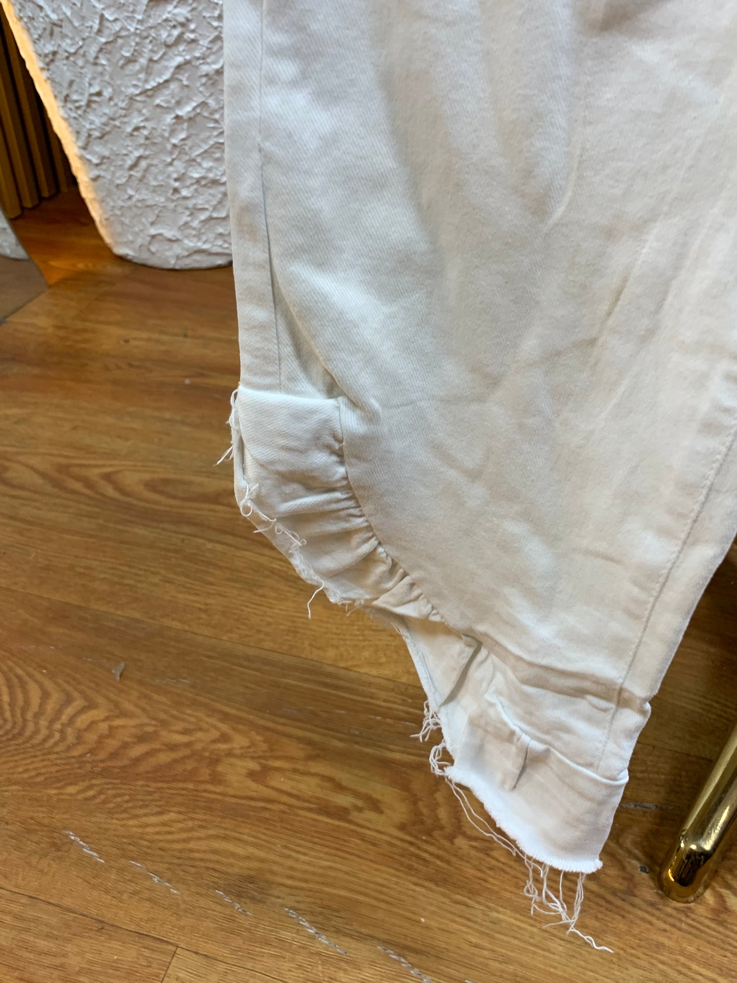 2Baggy Jean25 SIZE10 Length39(White Jean )