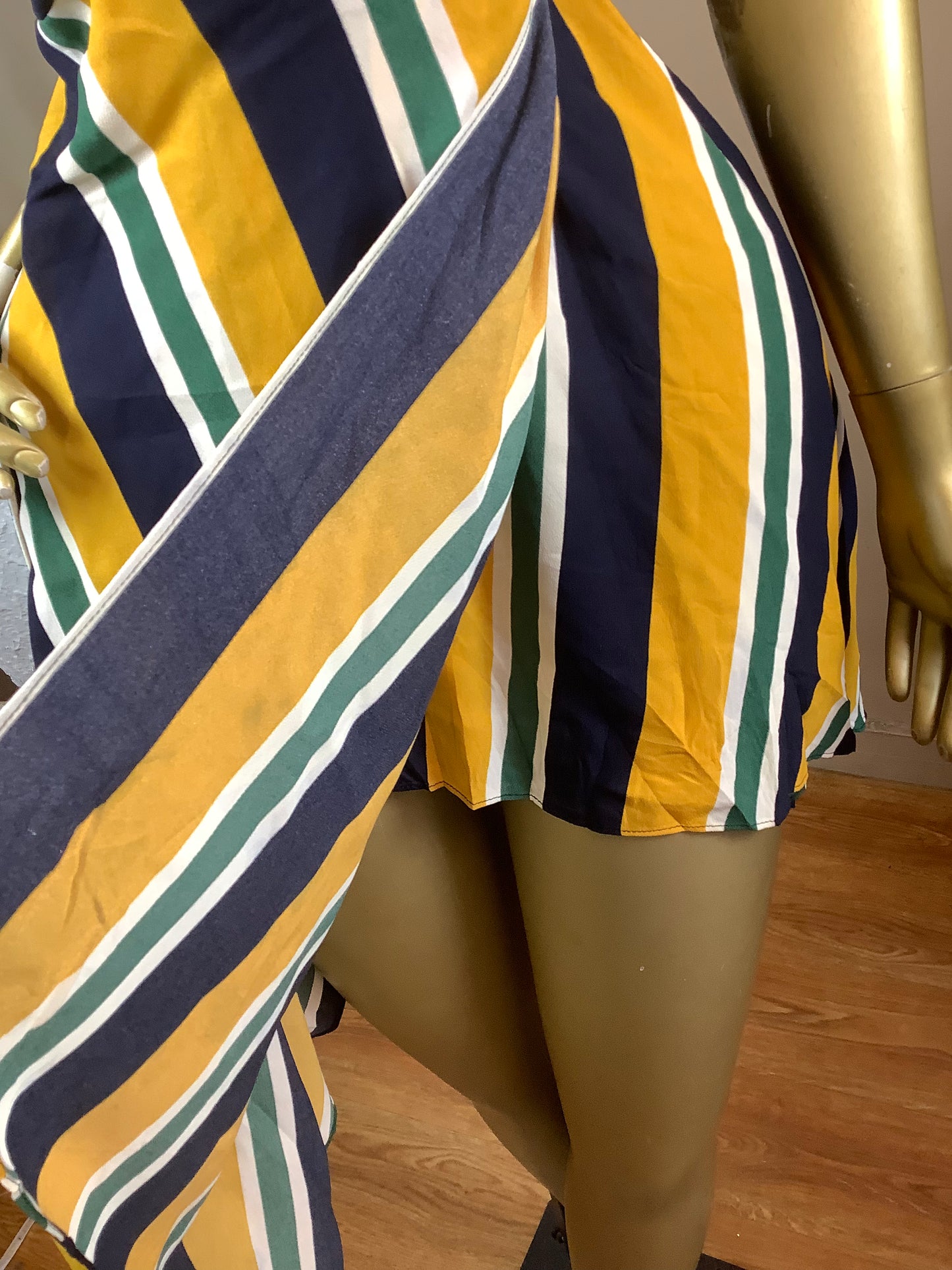 SIZE8 MUNCH314 Length35(Little stain)(Wrap dress)