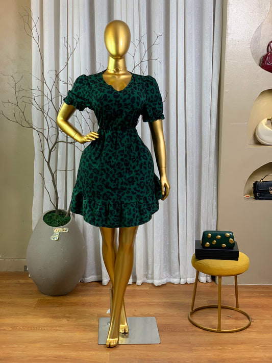 TITI27 SIZE14 green DRESS Length38