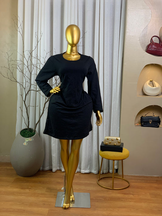 ANU8 SIZE14 Black dress Length41