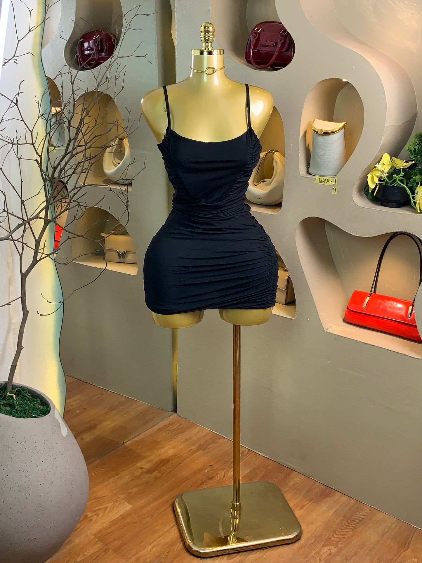 WALK-IN1 SIZE8 Length30 mesh dress