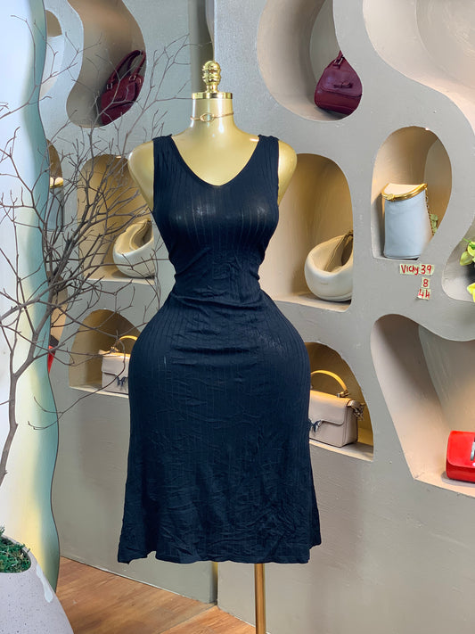VICKY39 SIZE8 Black DRESS Length44