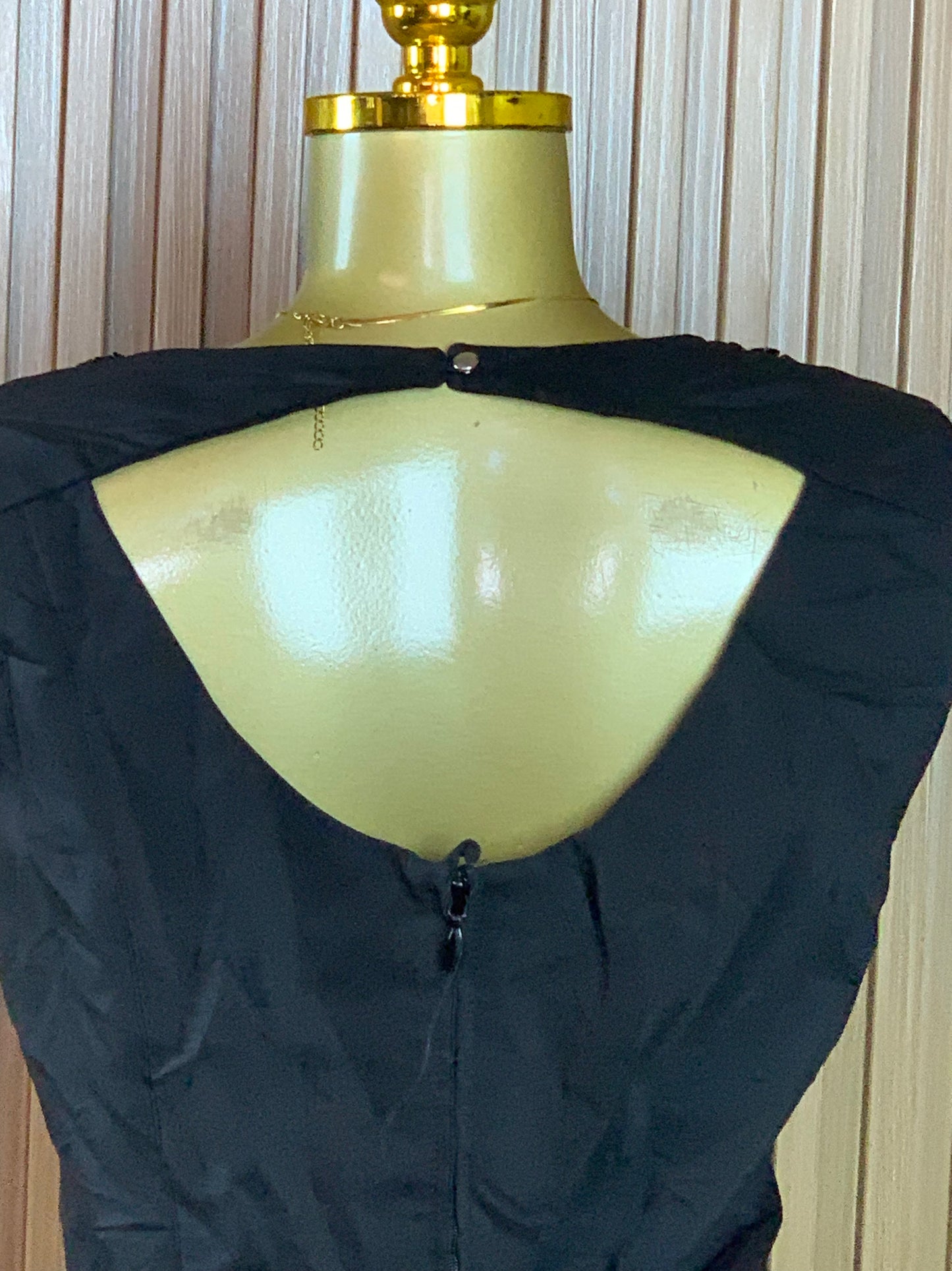 1WALK-IN35 SIZE10 Length39 Black dress