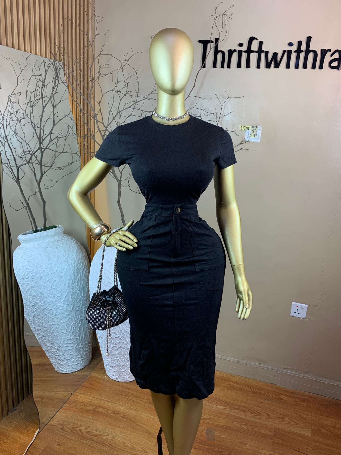 SIZE8 MINE37 Length29(Skirt only)