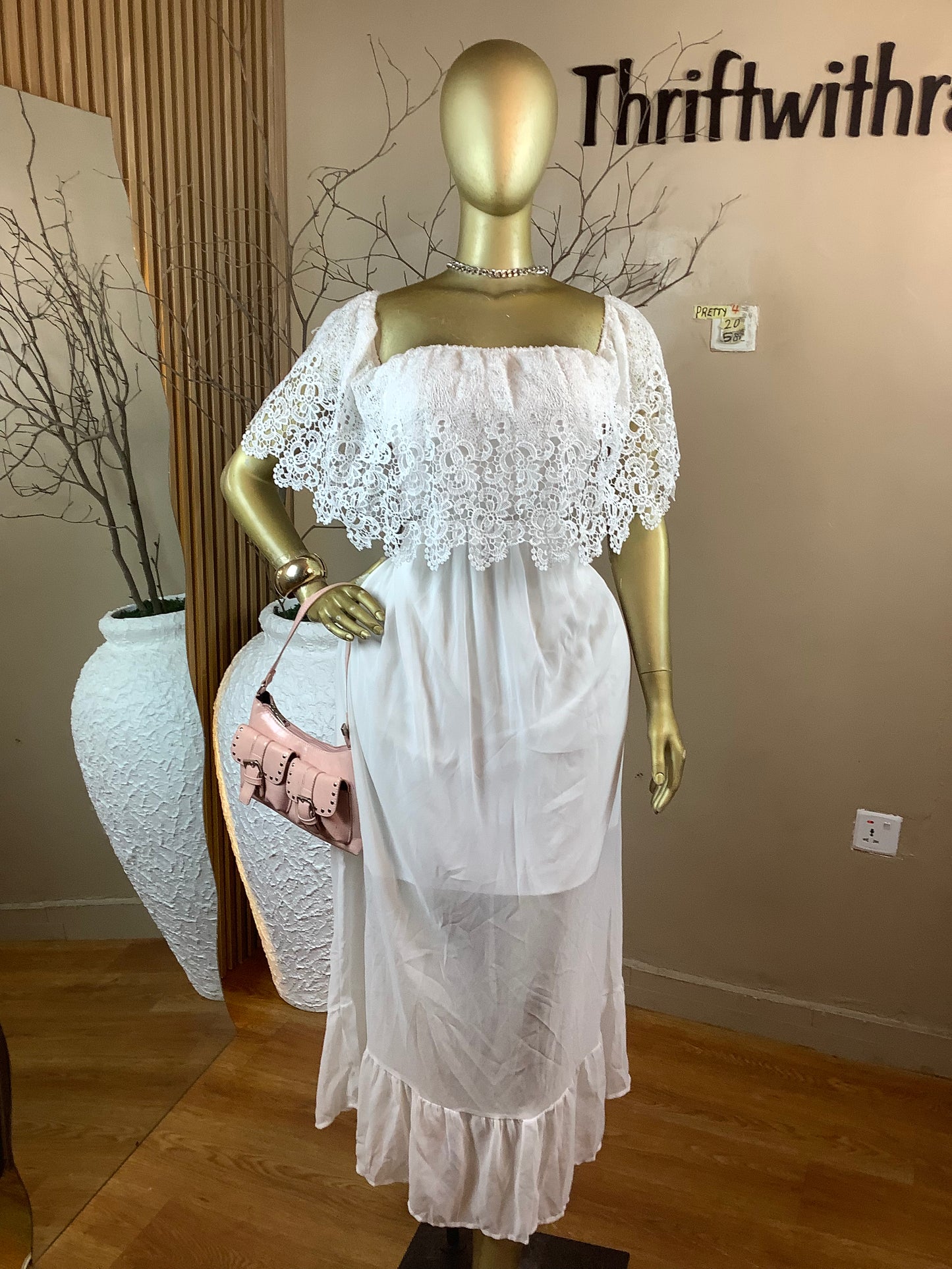 SIZE20&24 PRETTY4 Length58(white)