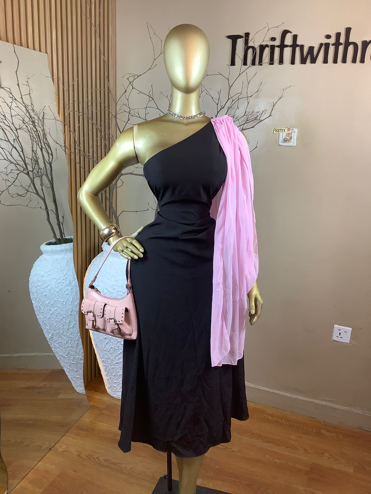 SIZE12 PRETTY5 Length54(black&pink)