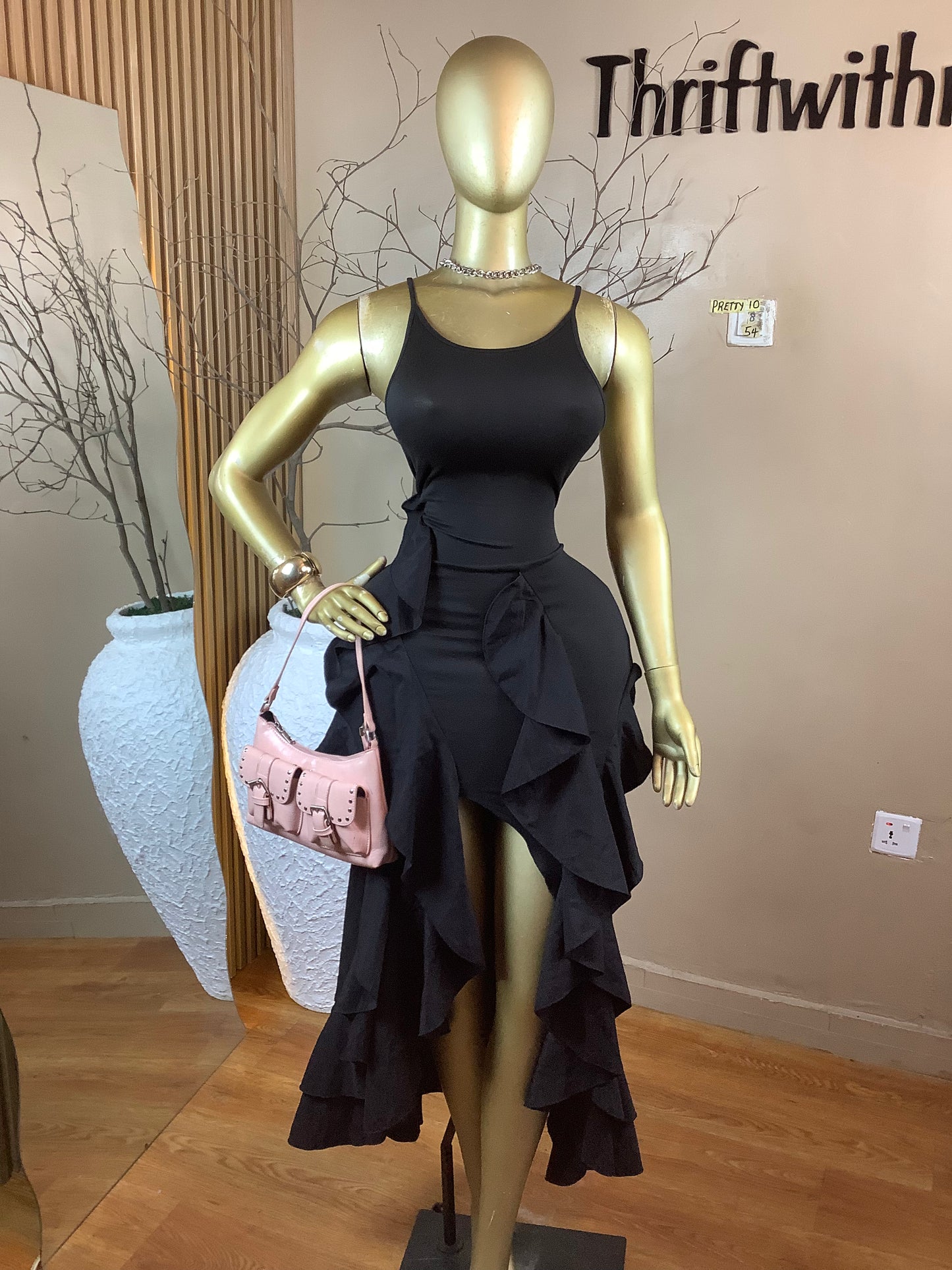 SIZE8/10 PRETTY10 Length54(black&white)