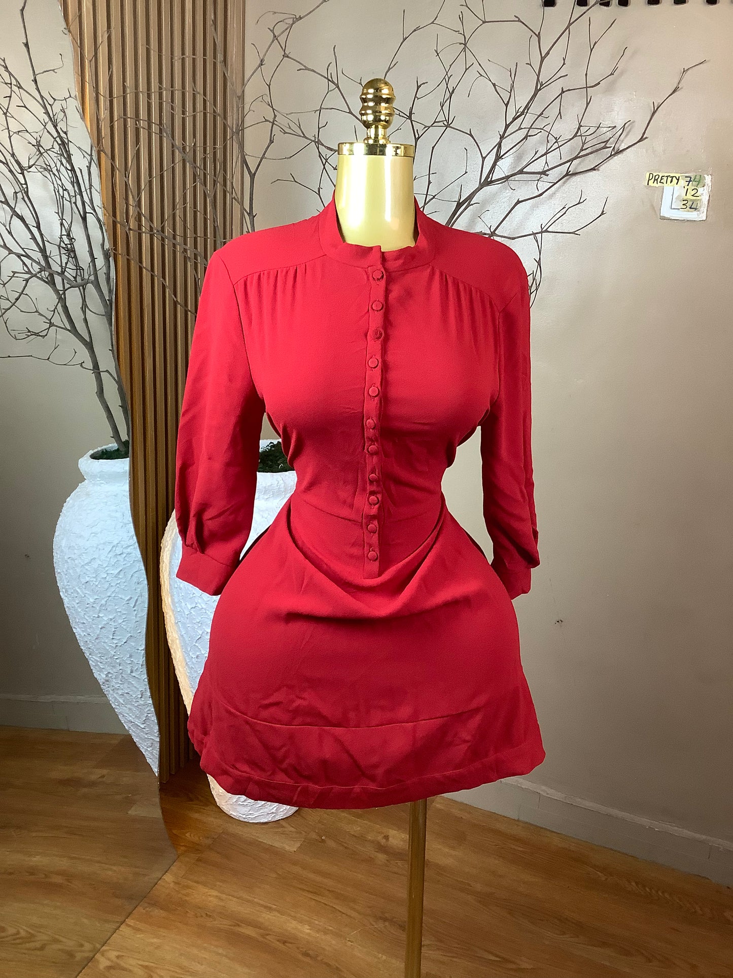 SIZE12 PRETTY74 Length34(red)