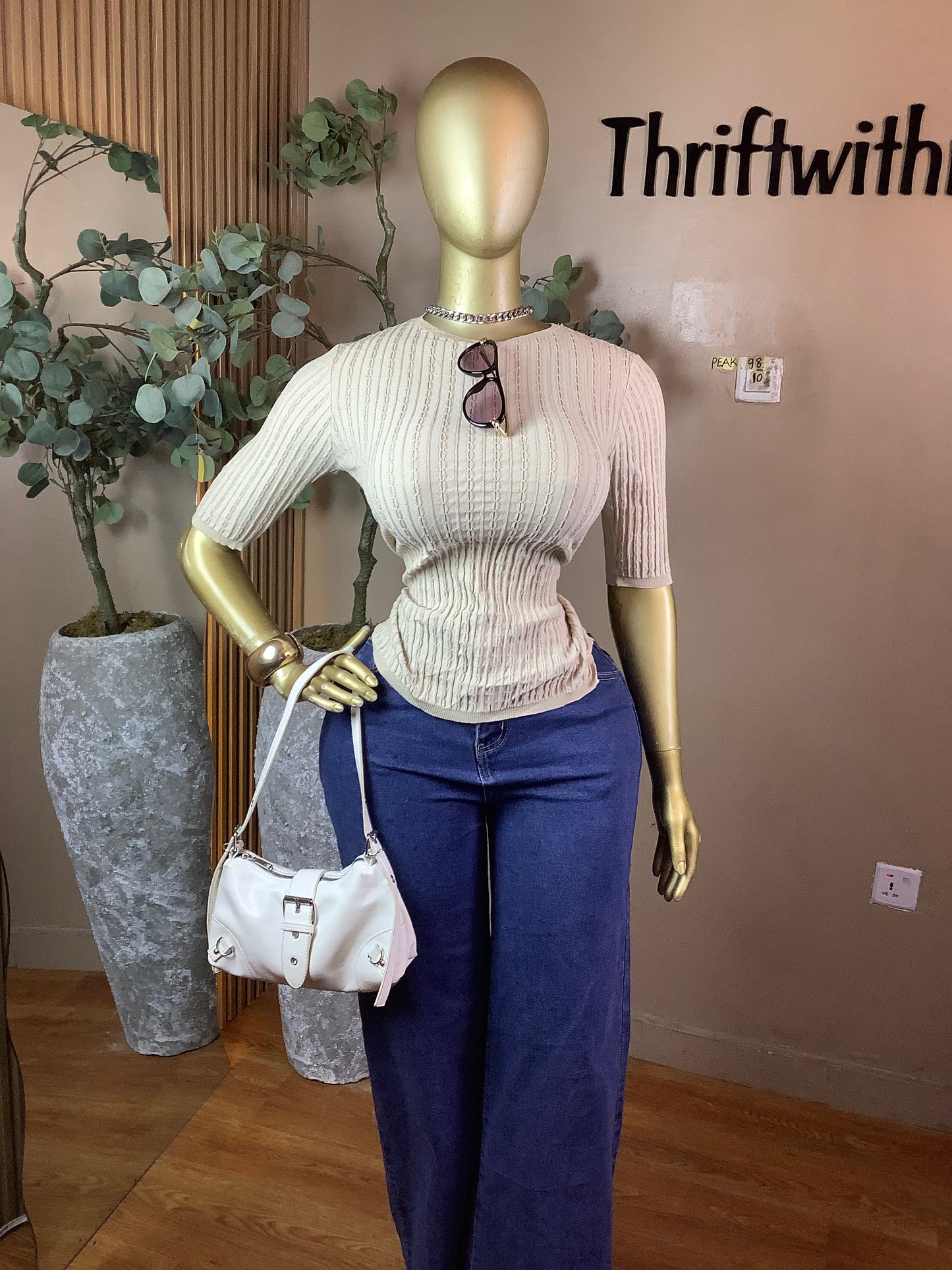 PEAK98 NUDE TOP SIZE10