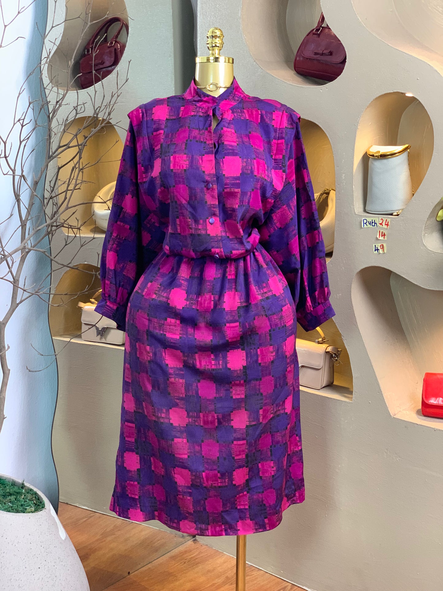 RUTH24 SIZE14 DRESS Length49