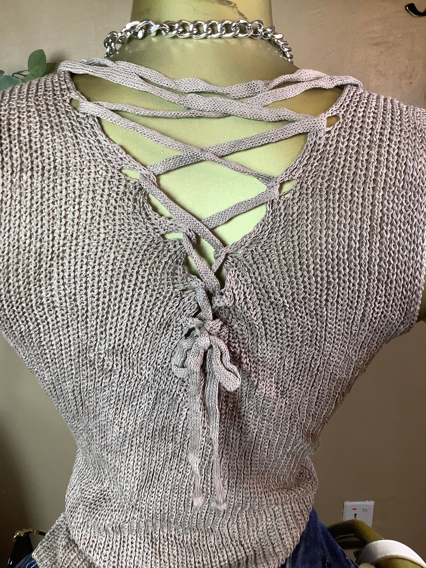 PEAK119 KNIT TOP SIZE10