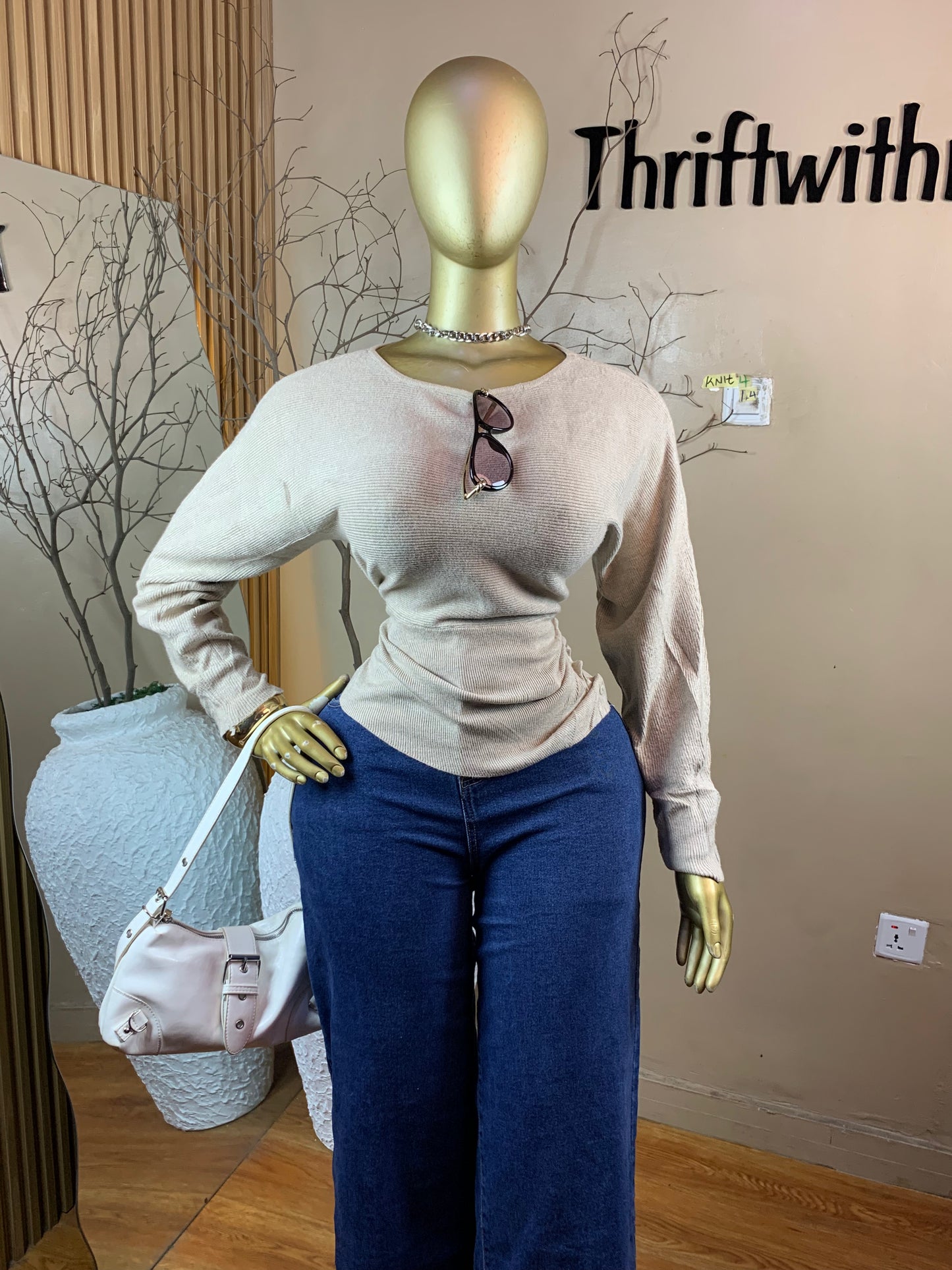 SIZE14 KNIT4(Top only)(Nude)