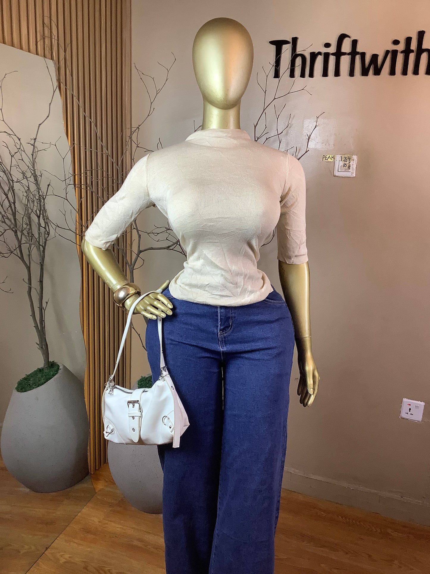 PEAK134 CREAM TOP SIZE10