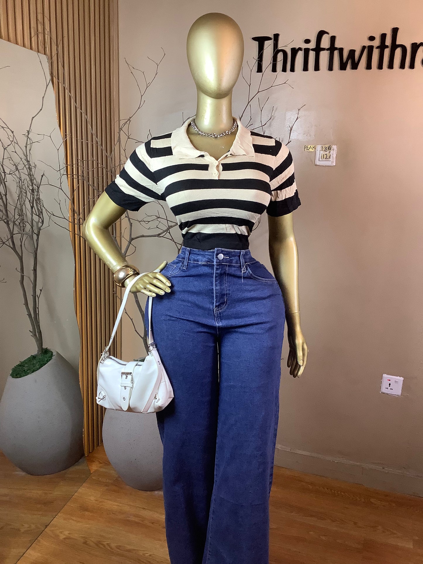 PEAK136 WHITE&BLACK TOP SIZE12