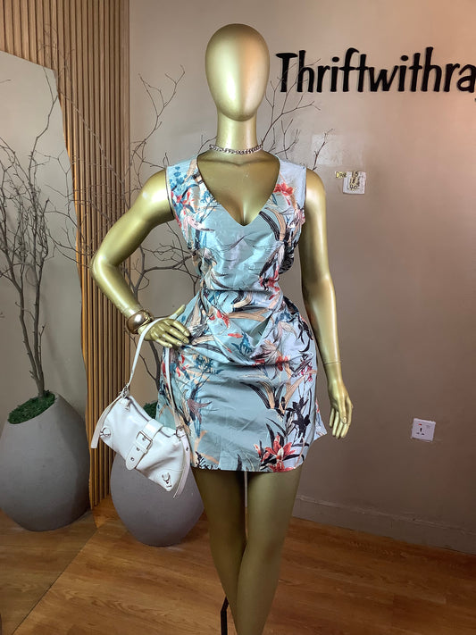 DAVE15 MULTI COLOR CORPORATE DRESS SIZE18
