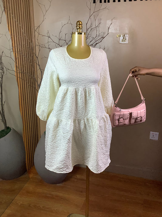 DAVE38 WHITE FREE DRESS SIZE8 Length33