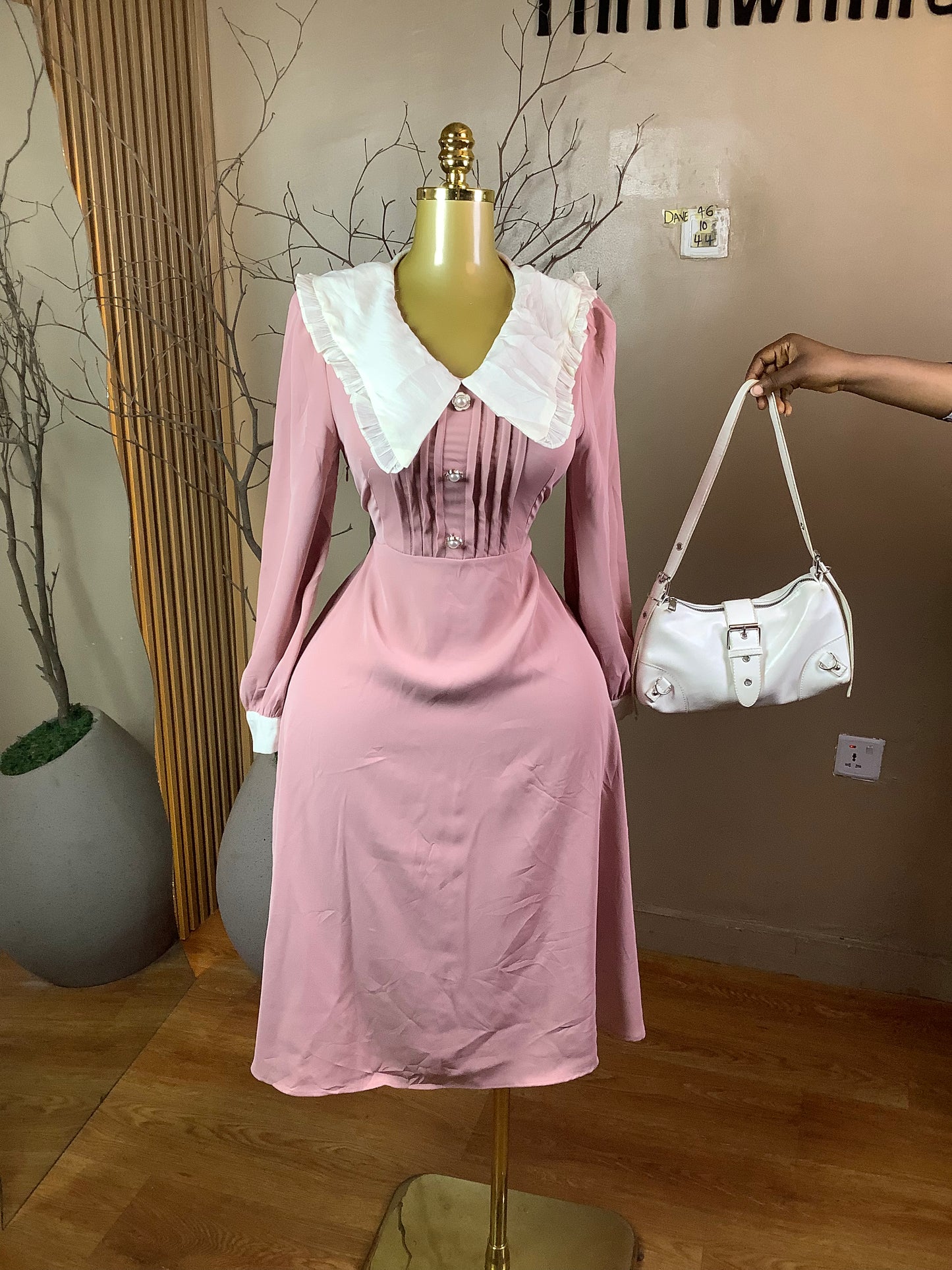 DAVE46 CORPORATE DRESS SIZE10 Length44(Stained)