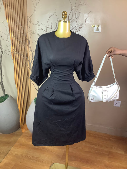DAVE47 BLACK DRESS SIZE8 Length44