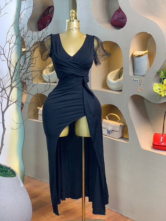 MARY56 SIZE8 Black DRESS Length57