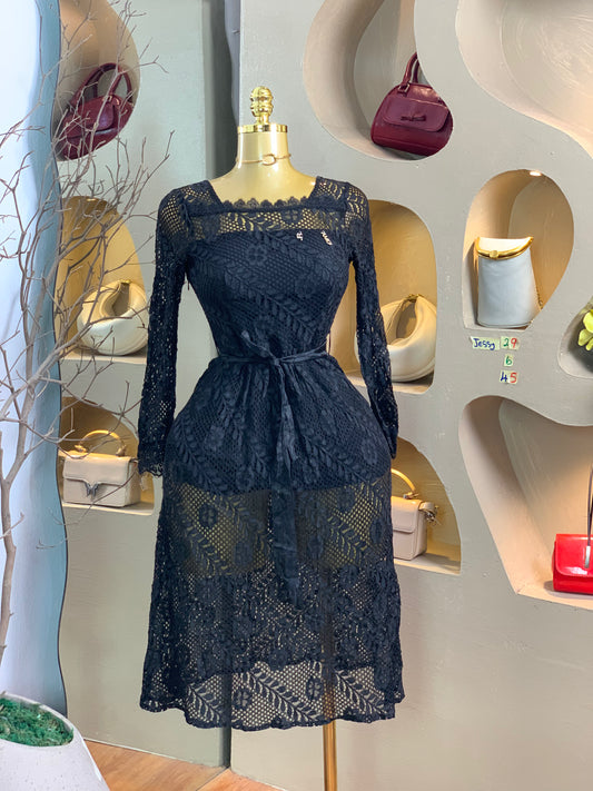 JESSY29 SIZE6 Black DRESS Length45