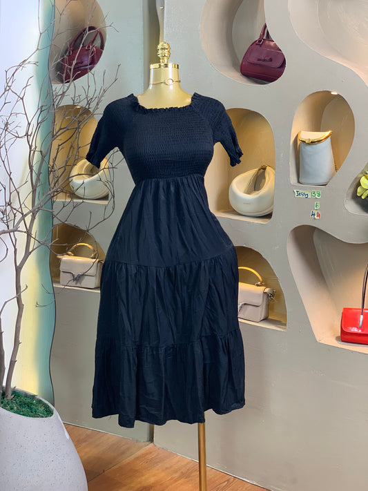 JESSY6 SIZE38 Black DRESS Length44