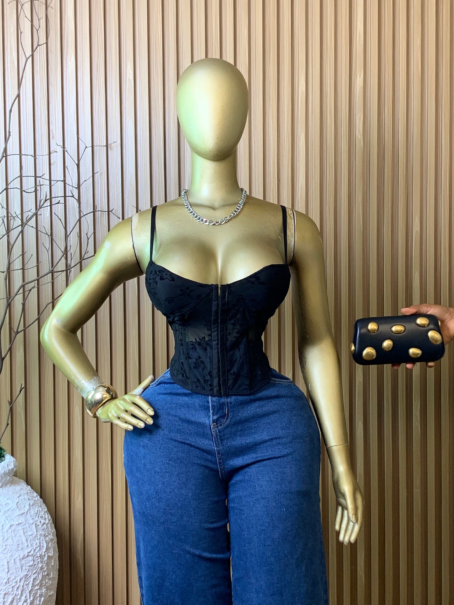CORSET Top22 SIZE10 (black)