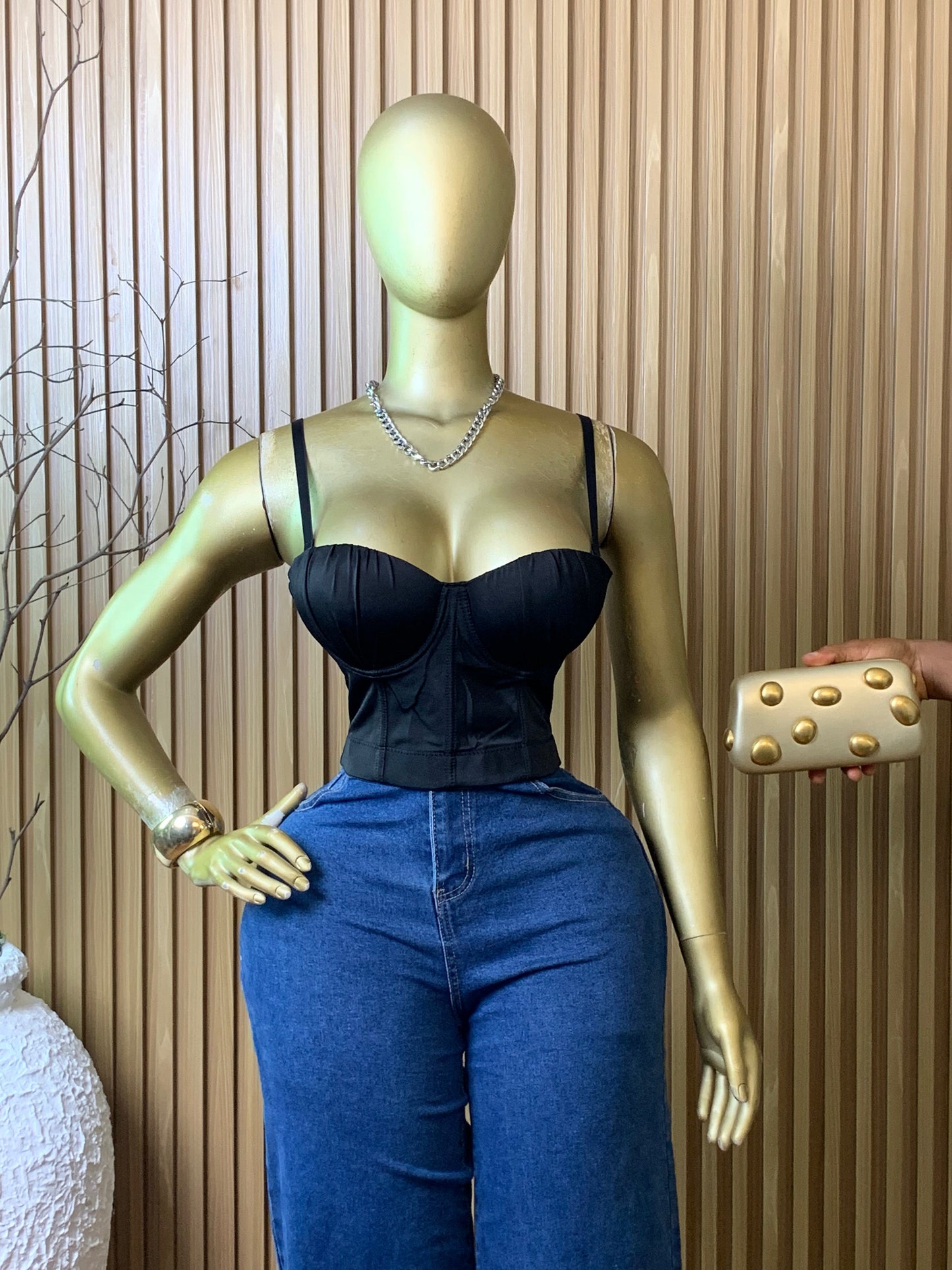 CORSET TOP25 SIZE12 (black)