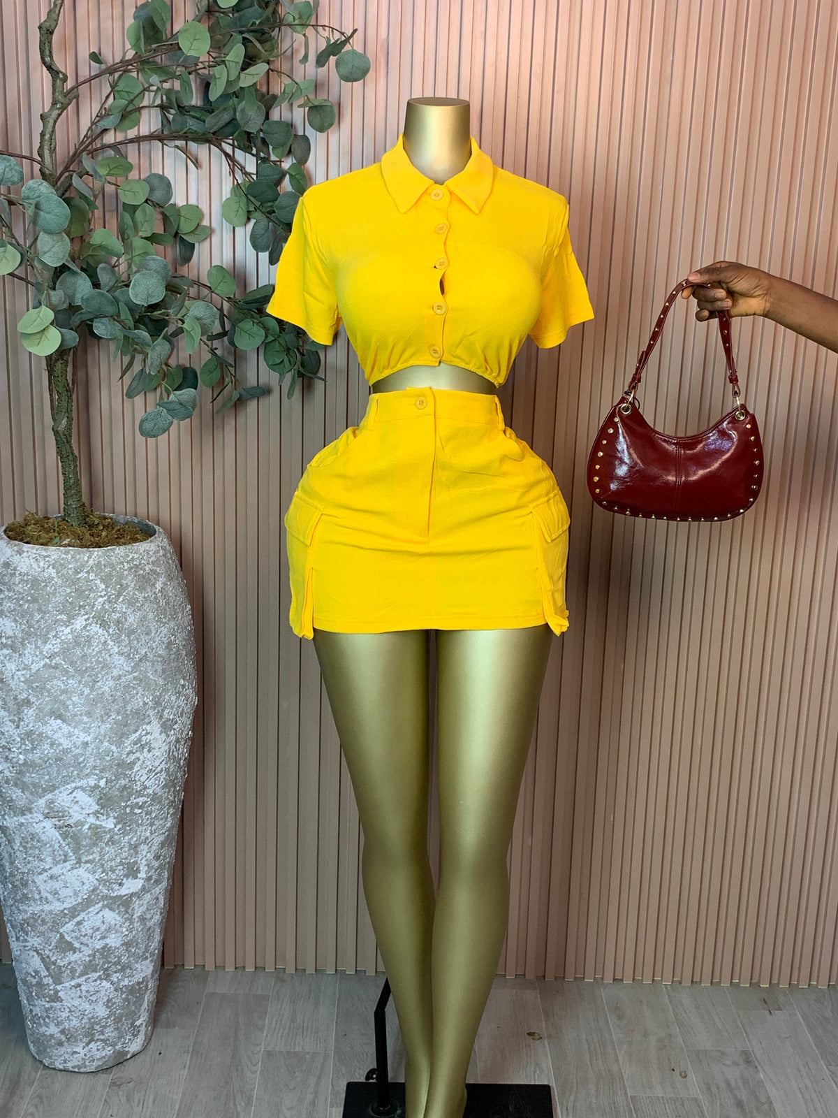 SIZE12 YELLOW TWO PIECE SET