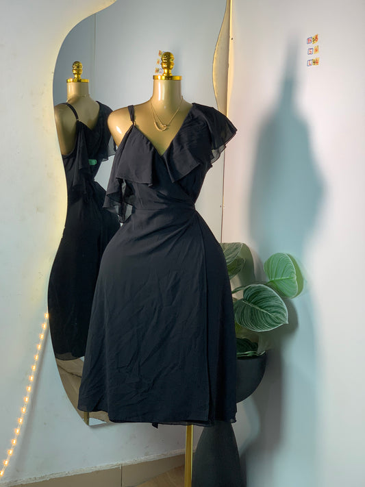 SIZE16 8C78 Length44 (Wrap Dress)