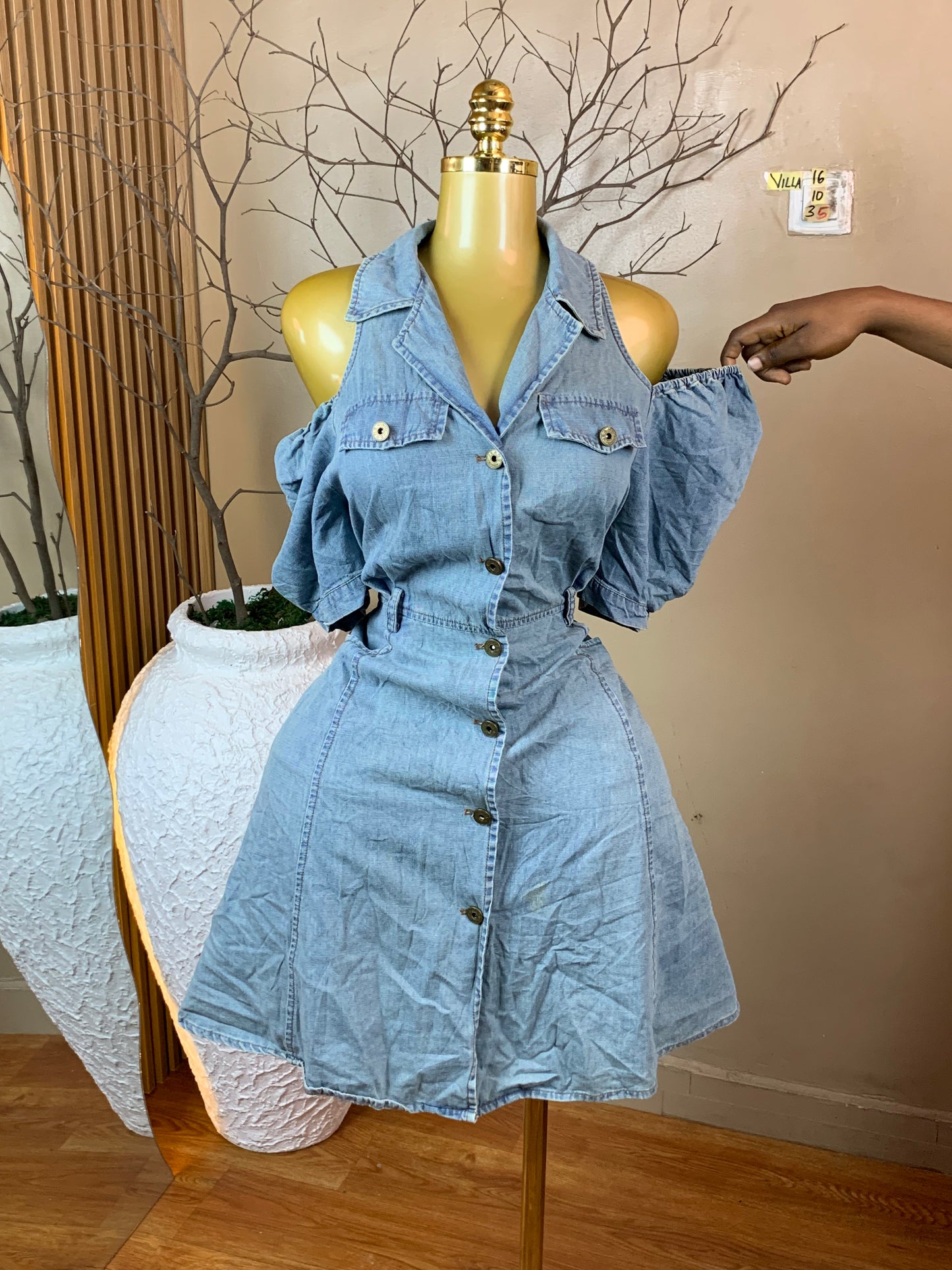 SIZE10 VILLA16 Length35(Little stain)