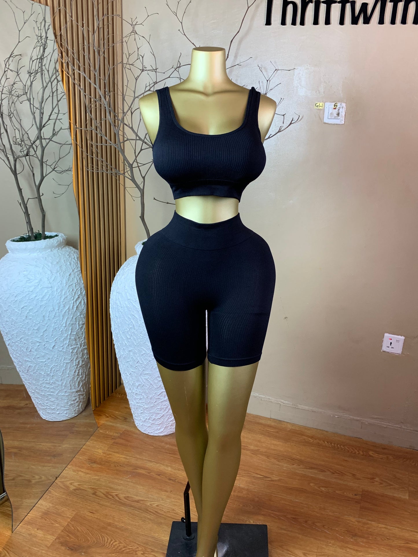 SIZE10-16 GYM WEAR6(Black2)