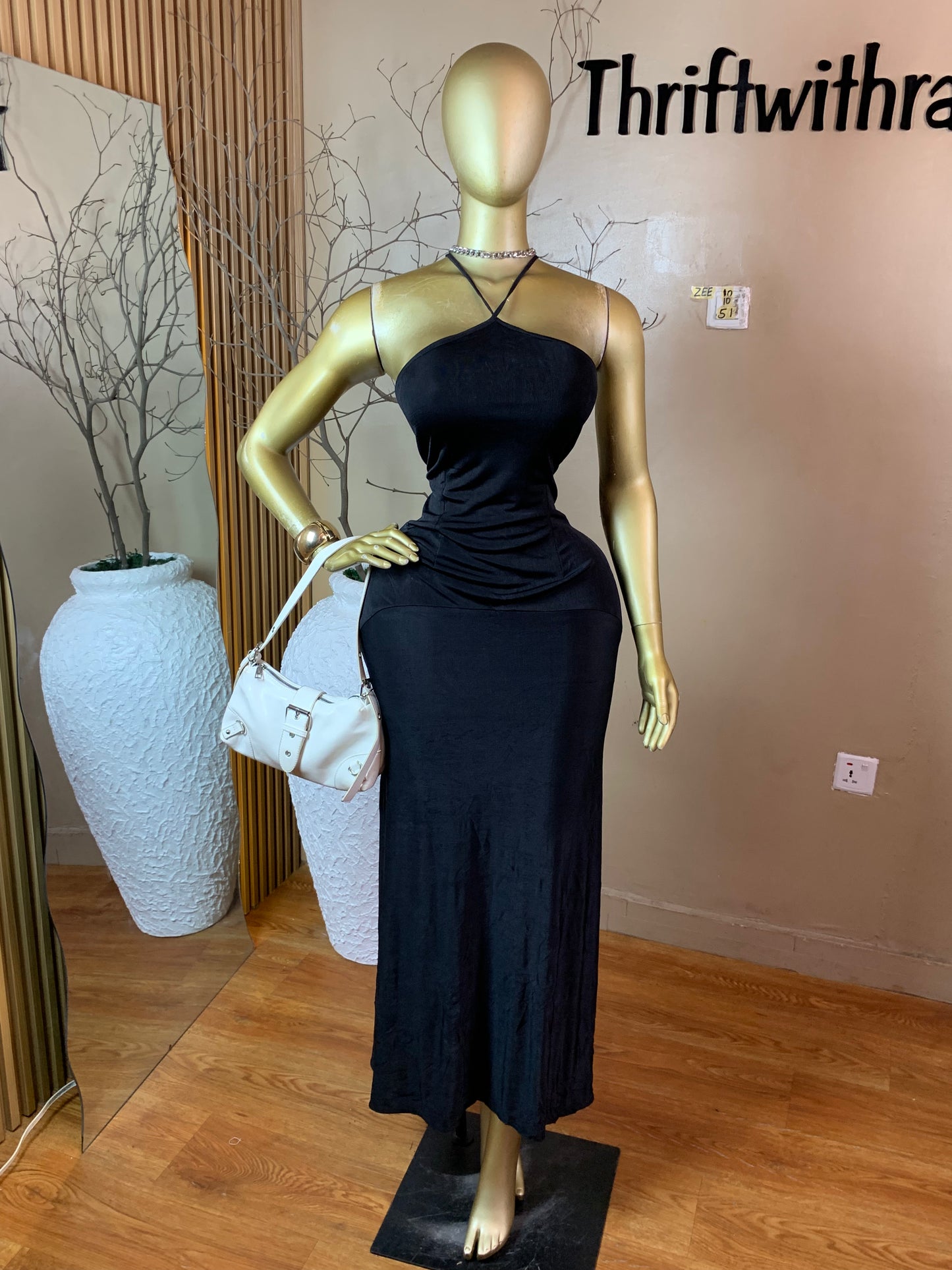 ZEE10 BLACK PARTY DRESS SIZE10 Length51