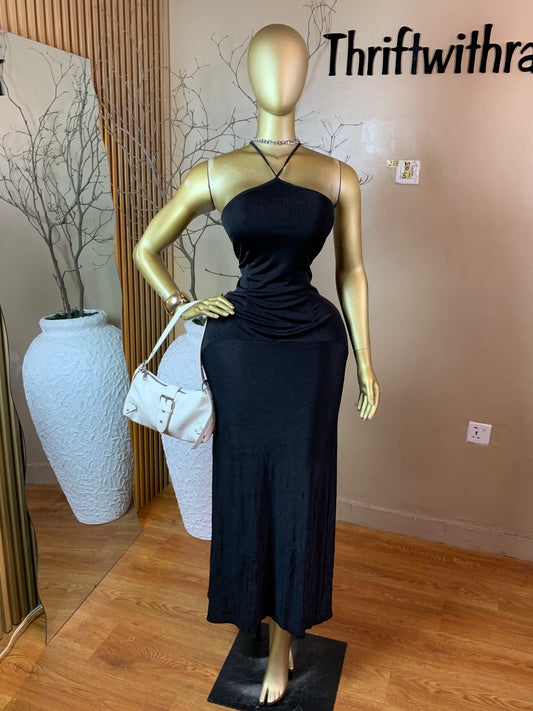 ZEE10 BLACK PARTY DRESS SIZE10 Length51