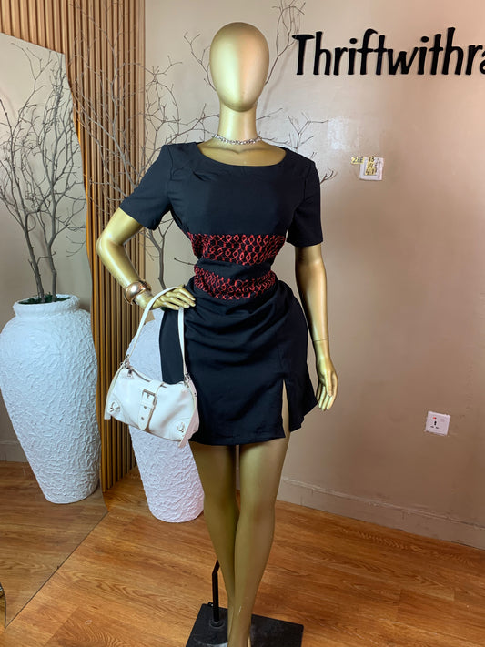 ZEE13 BLACK CORPORATE DRESS SIZE14 Length41