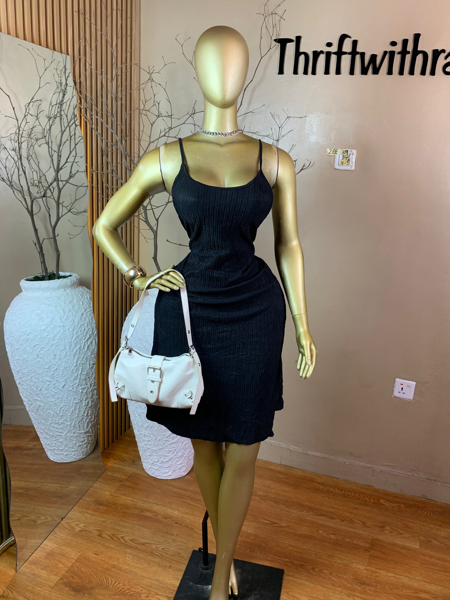 ZEE39 BLACK DRESS39 SIZE14 Length45