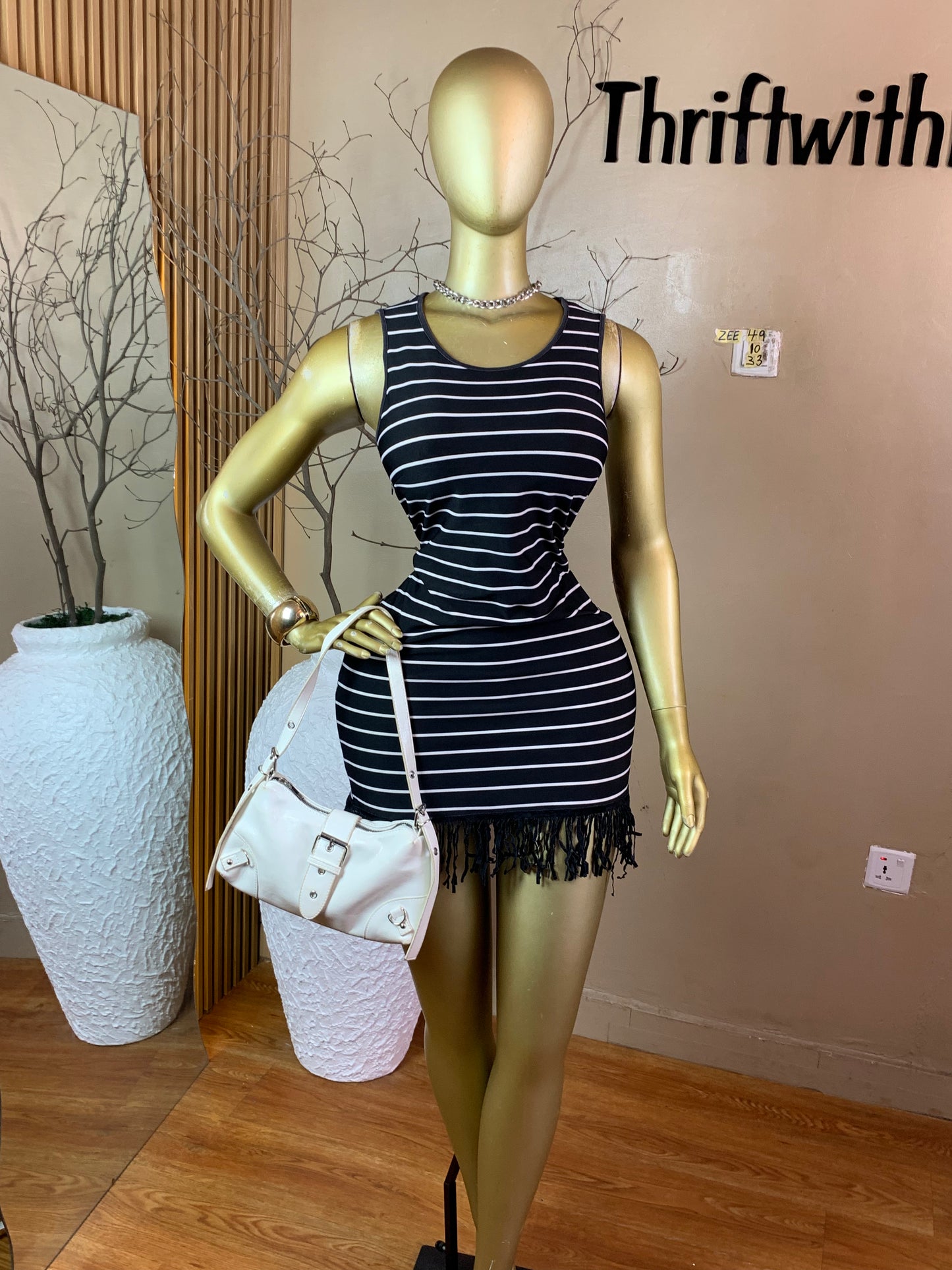ZEE49 BLACK&WHITE SIZE10 Length33