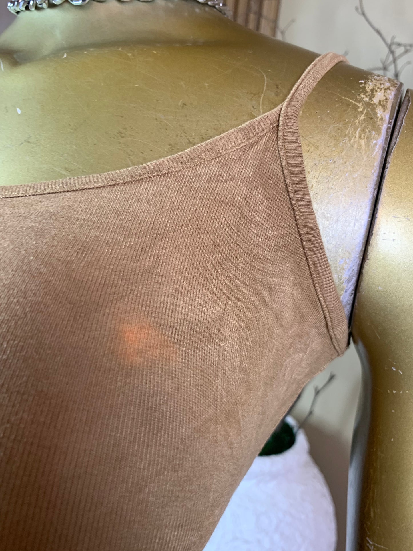 ZEE63 BROWN DRESS SIZE10(Stained)