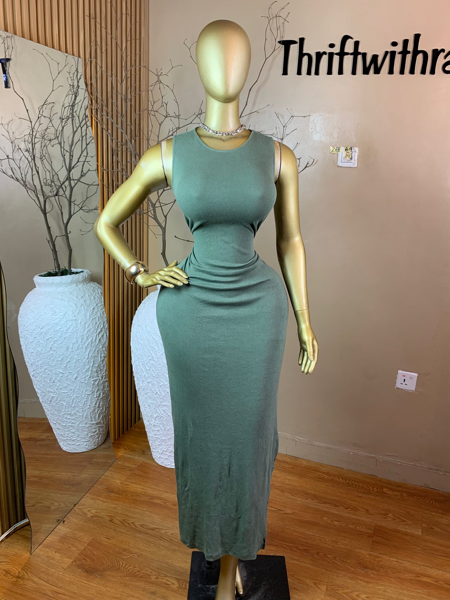ZEE69 GREEN DRESS SIZE14