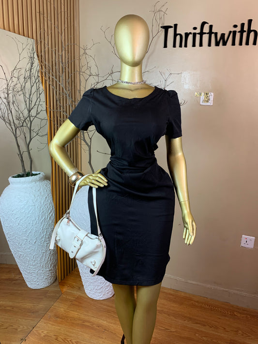 ZEE110 BLACK CORPORATE DRESS SIZE12 Length46