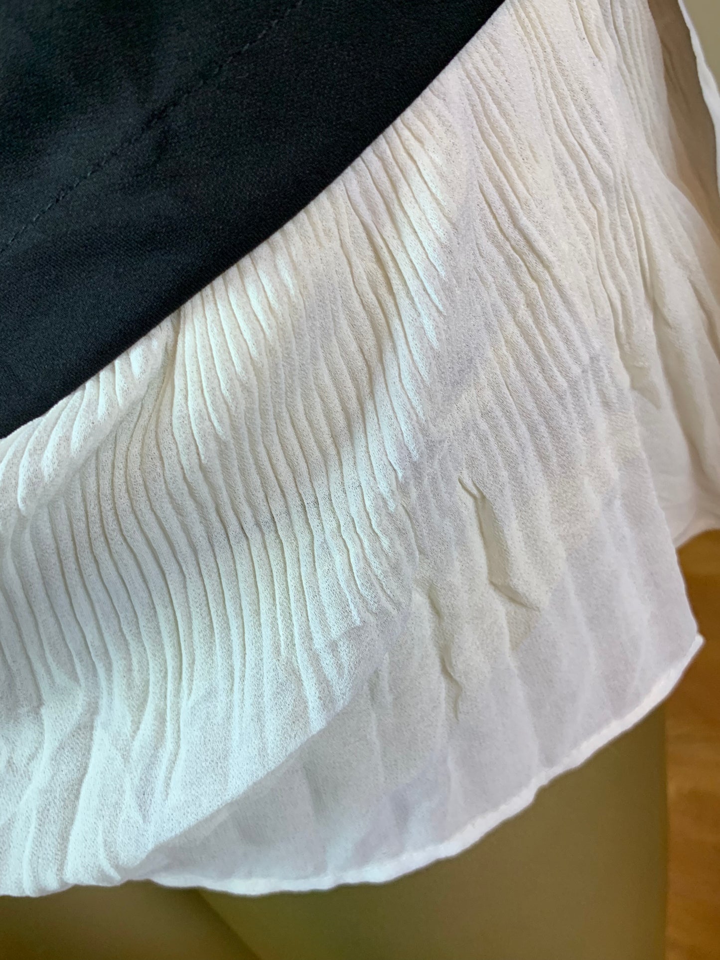 ZEE114 WHITE&BLACK SIZE14 Length39(Stained)
